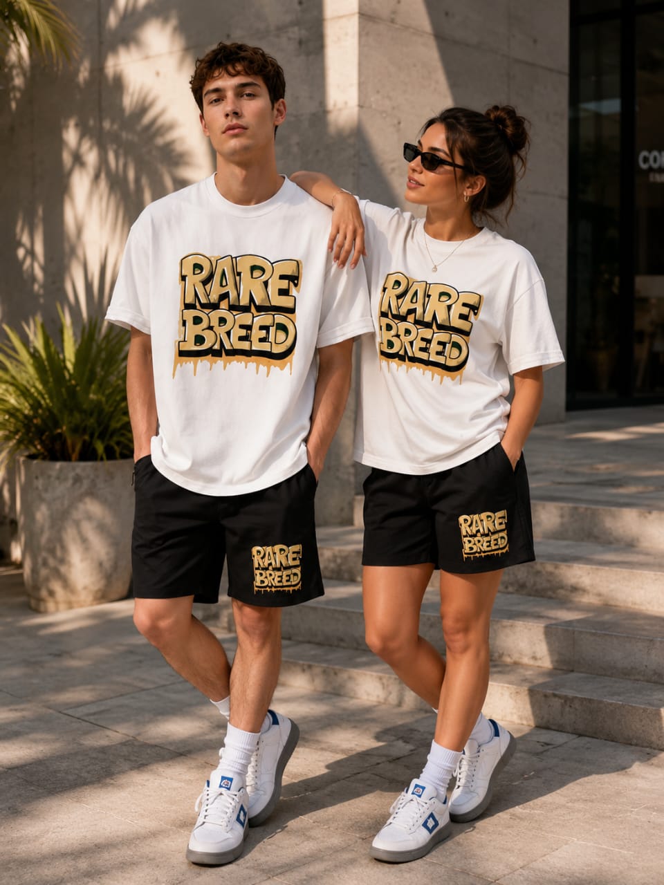 Rare Breed Matching Set – Oversized Unisex Summer Outfit