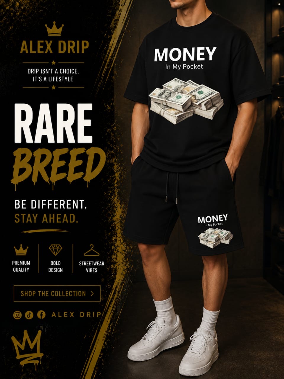 Alex Drip “Money In My Pocket” Streetwear Set